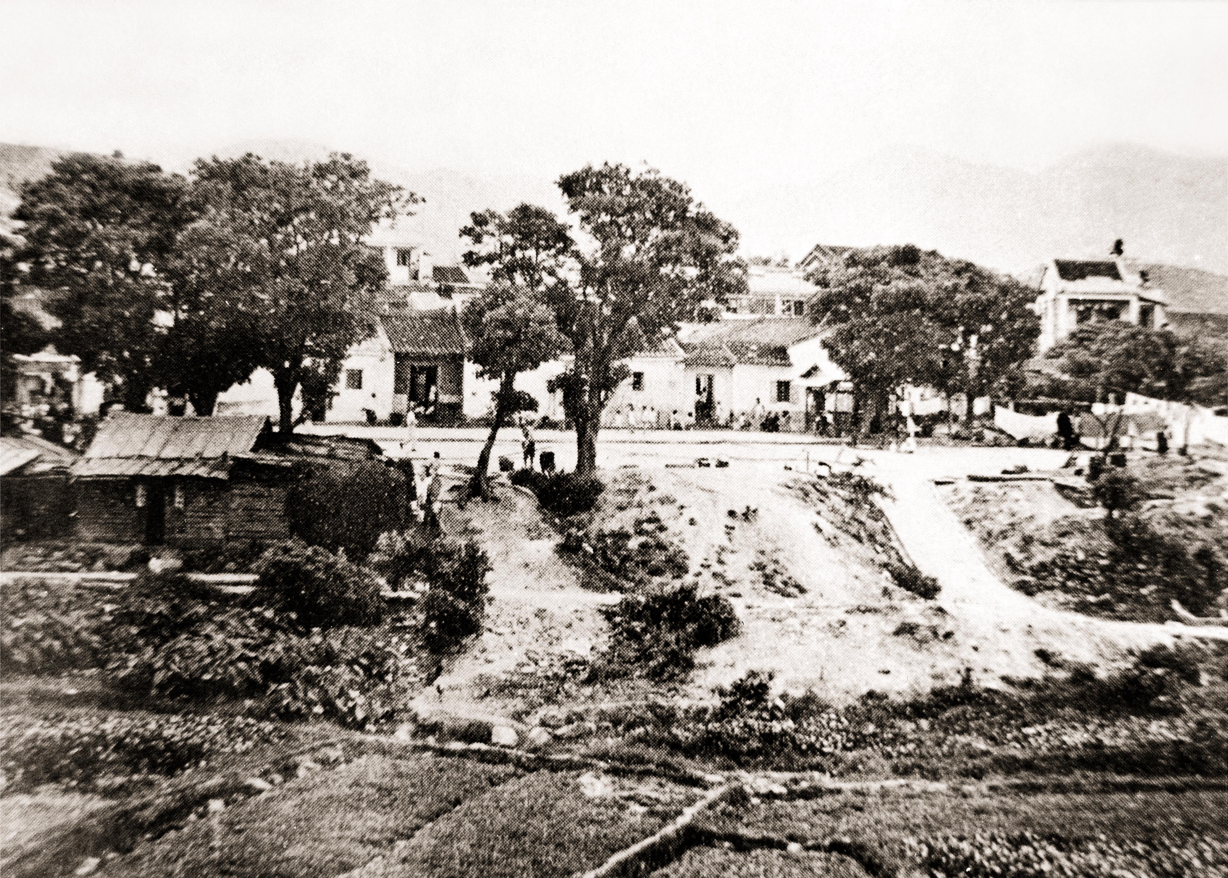 1959年的三栋屋村（刘尚一先生提供）