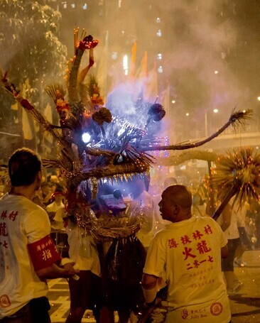 Mid-Autumn Festival - The Pok Fu Lam Fire Dragon Dance